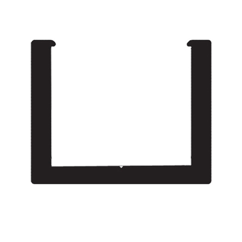 Brio Support Channel For Top Hung Sliding Panels - Available in Various Finishes and Sizes