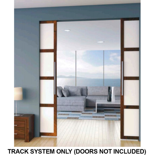 Brio Single Run Sr80 Sliding Door System For 80kg Top Hung Panels