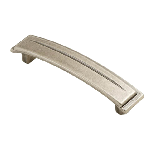 Castella Artisan Chisel Kitchen Cabinet Handle 96mm Pewter 086.96.14
