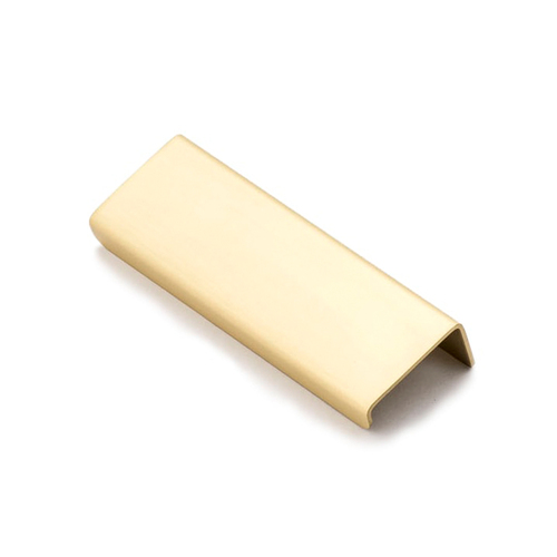 Out of Stock: ETA Early July - Castella Minimal Ledge Pull 100mm Solid Brass Satin Brass 099.100.35