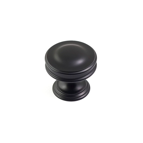 Castella Decade Dome Knob 35mm Matt Black 210.035.04