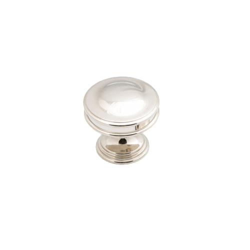 Castella Decade Dome Knob 35mm Polished Nickel 210.035.28