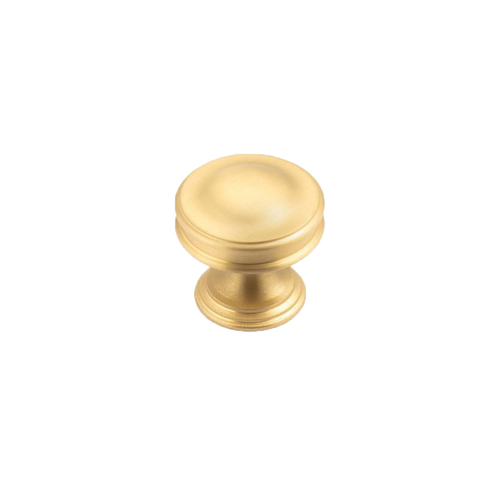 Castella Decade Dome Knob 35mm Satin Brass 210.035.35S