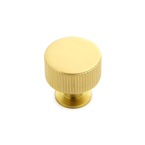 Castella Ridge Cabinet Knob 30mm Satin Brass 237.030.35S