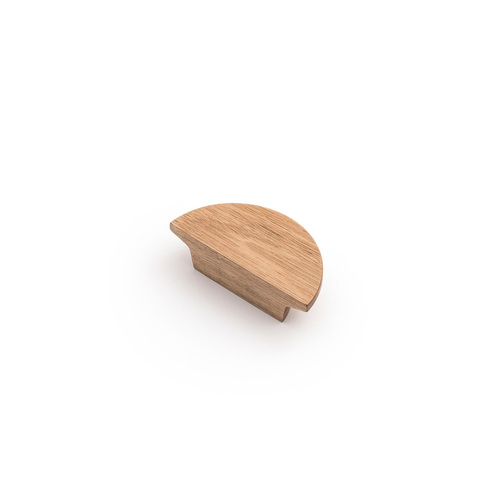 Castella Macquarie Cabinet Pull Handle 90mm Semi Circle Tasmanian Oak 365.090.90