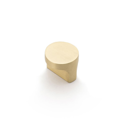 Castella Cove Cabinet Round Knob Pull 32mm Brushed Brass 400.016.35B