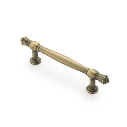 Castella Bentleigh Cabinet Handle 96mm Brushed Antique Brass 403.096.38