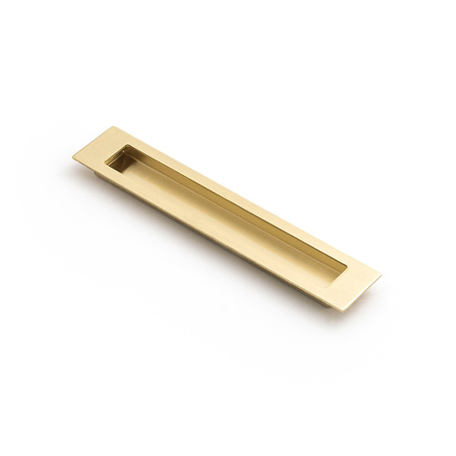 Castella Slate Cabinet Recessed Pull 200mm Satin Brass 530.200.35S