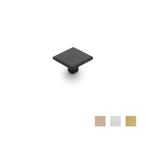 Castella Monaco Cabinet Handle Square Knob 35mm - Available in Various Finishes