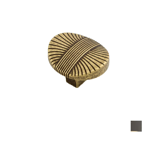 Castella Artisan Harvest Cabinet Knob - Available in Antique Brass and Brushed Tin
