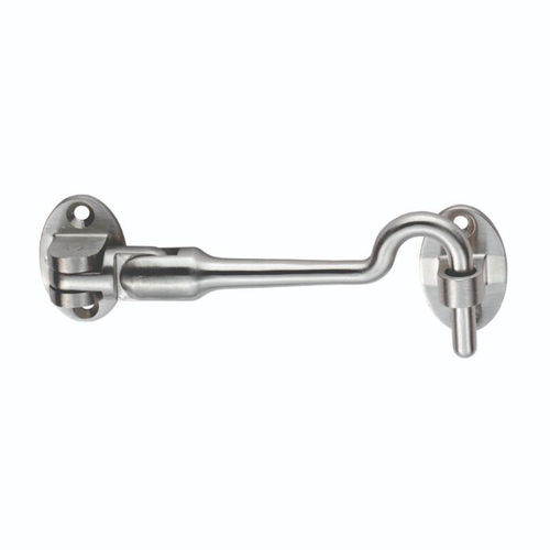 Carlisle Steelworx Cabin Hook Silent Pattern 100mm 316 Satin Stainless Steel CAB1100SSS