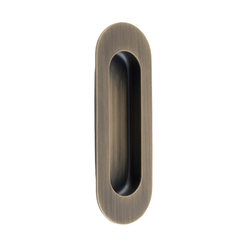 Eurospec Radius Flush Pull Antique Brass FPH1001AB
