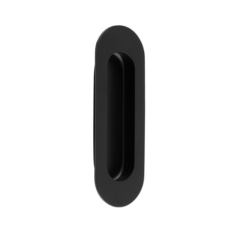 Eurospec Radius Flush Pull Matt Black FPH1001MB