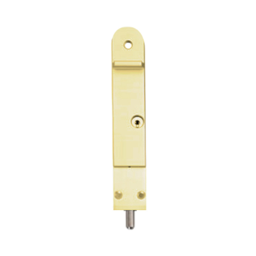 Centor DF Dropbolt for Doors Keyed 200mm PVD Brass DBFO200KRTG