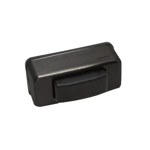 Centor Magnetic Door Catch Assembly Brushed Black DCAOL