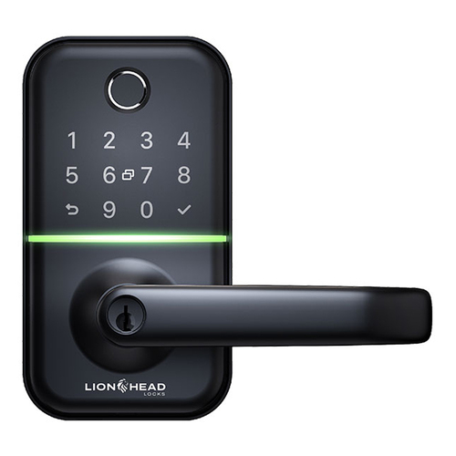 Lion Head Carlisle Luxe Digital Entrance Door Lock Black LHL-P3-B-60-70-CARLISLE