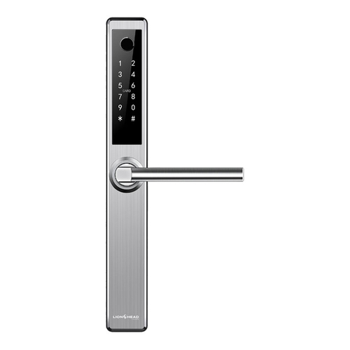 Lion Head Erskine Luxe Digital Slimline Entrance Door Lock Silver LHL-PSL-S-ERSKINE