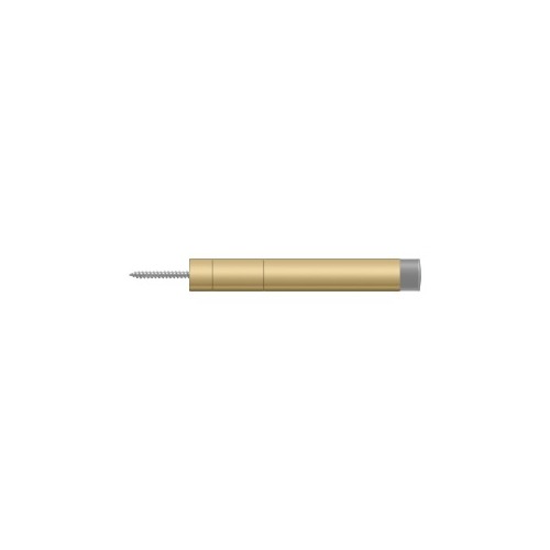 Deltana Baseboard Door Stop Bumper Extended Pillar Brushed Brass BDS450U4
