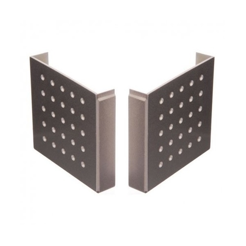 Dormakaba 43000301 TS93 EN1-5 Body End Caps in Contur Design Silver (Set of 2)