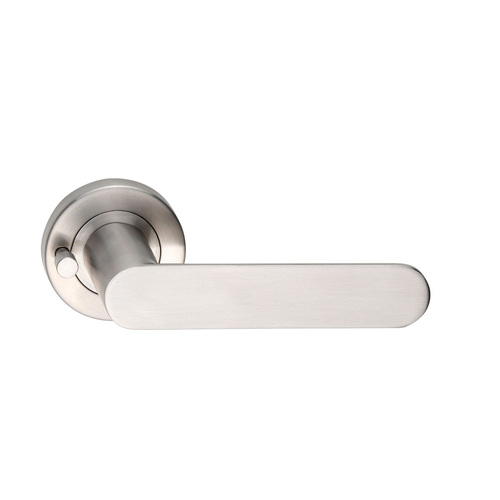 Dormakaba Coastal Round Privacy Door Handle Leverset 53mm Rose Satin Stainless Steel 4300/110PSSS