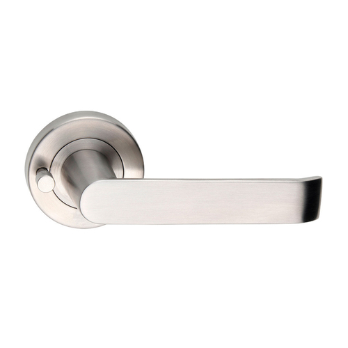 Dormakaba Coastal Round Rose Privacy Door Handle Leverset Satin Stainless Steel 4300/20PSSS