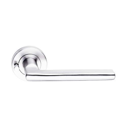 Dormakaba Urban Round Privacy Door Handle Leverset 53mm Rose Polished Stainless Steel 4300/27TPPSS