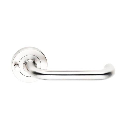 Dormakaba Urban Round Privacy Door Handle Leverset 53mm Rose Polished Stainless Steel 4300/70TPPSS