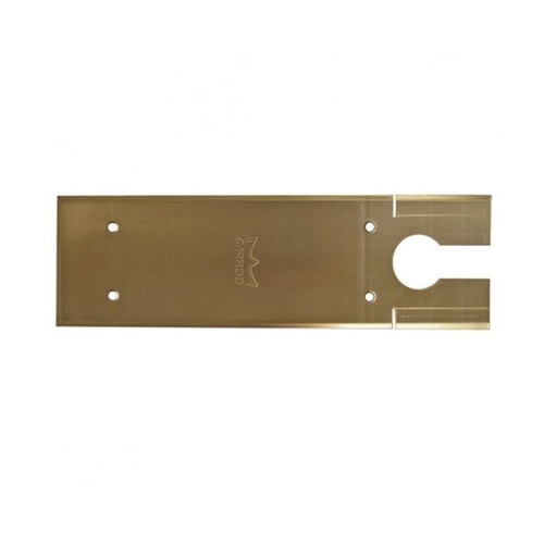 Dorma 7410 Universal Cover Plate Satin Brass Suits BTS80
