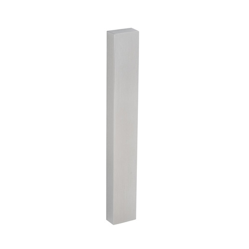 Dormakaba Narrow Exterior Square End Plate Plain Plate Only Satin Stainless Steel 6415SSS