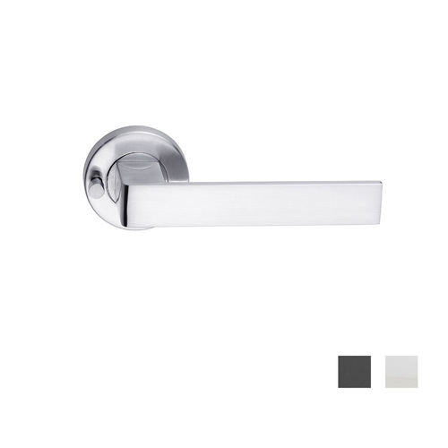 Dormakaba 8300/10 Vision Privacy Door Lever Handle on Round Rose