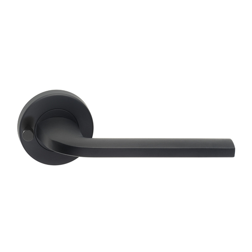 Dormakaba Vision Round Privacy Door Handle Leverset 53mm Rose Black 8300/1PVBLK