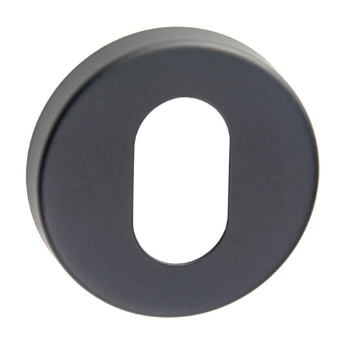 Dormakaba Oval Cylinder Escutcheon 54mm Satin Black 8306BLK