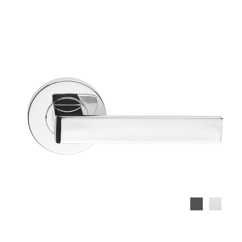 Dormakaba 8600/10 Vision Round Rose Door Handle Leverset - Available in Various Finishes and Functions