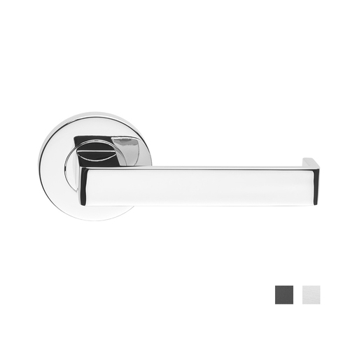 Dormakaba 8600/12 Vision Round Rose Door Handle Leverset - Available in Various Finishes and Functions
