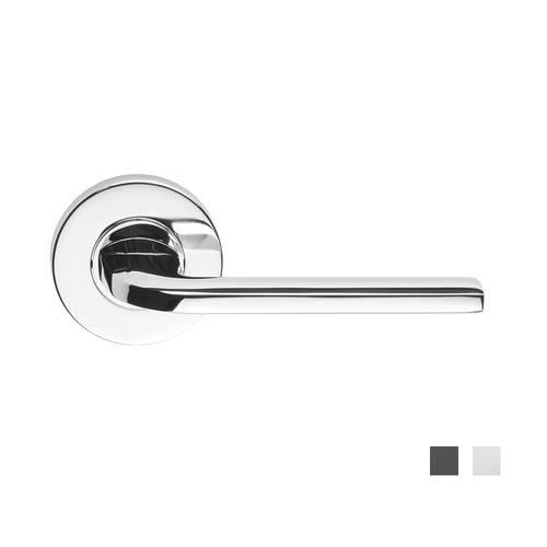 Dormakaba 8600/1 Vision Round Rose Door Handle Leverset - Available in Various Finishes and Functions