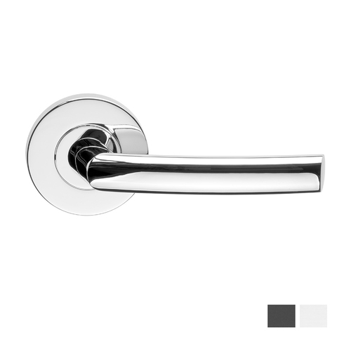 Dormakaba 8600/28 Vision Round Rose Door Handle Leverset - Available in Various Finishes and Functions