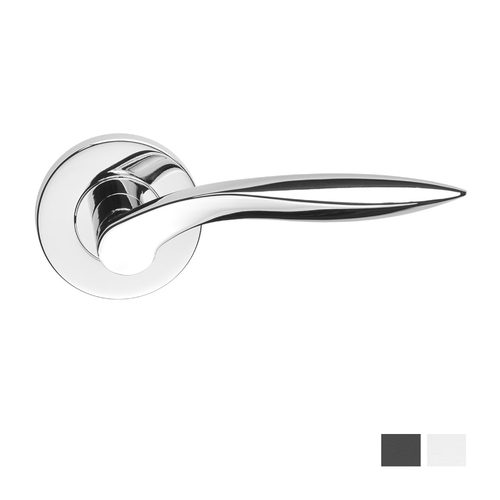 Dormakaba 8600/6 Vision Round Rose Door Handle Leverset - Available in Various Finishes and Functions