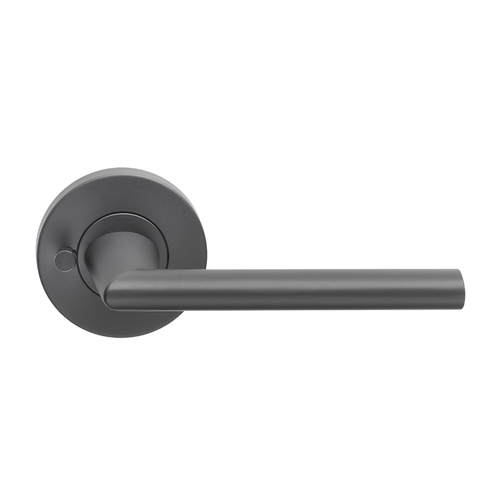 Dormakaba Vision Round Privacy Door Handle Leverset 65mm Rose Black 8600/8PVBLK