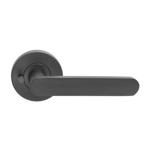 Dormakaba Vision Round Privacy Door Handle Leverset 65mm Rose Black 8600/9PVBLK