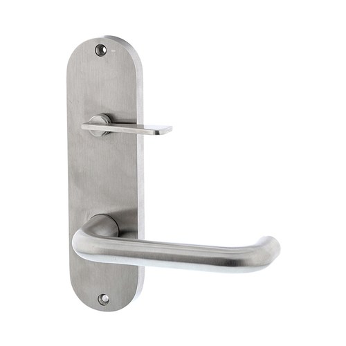 Dormakaba Internal Plate Disabled Turn Visible Fix and Lever Left Hand Satin Stainless Steel 6707/30GL