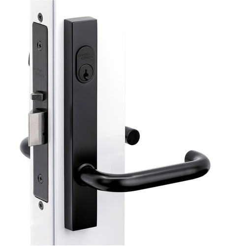 Dormakaba Entrance Kit Lockpack 30mm Backset Keyed Alike Black SB2312KIT04BLKKA