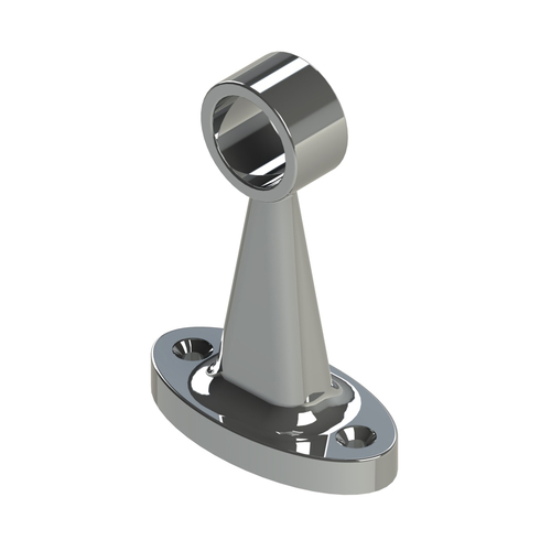 Emro Centre Pillar Support for 16mm Round Tube Chrome Plated 350CPPP