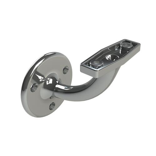 Emro Stair Hand Rail Bracket Conventional Visible Fix 60mm Polished Chrome 440CPPP 