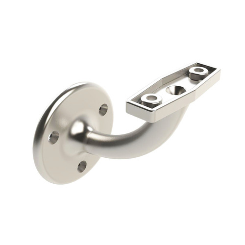 Emro Stair Hand Rail Bracket Conventional Visible Fix 60mm Satin Chrome 440SCPP