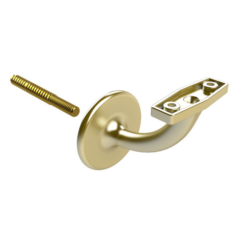 Emro Stair Hand Rail Bracket Centre Concealed Fix 60mm Brushed Gold 442BGPP