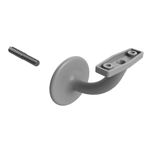 Emro Stair Hand Rail Bracket Centre Concealed Fix 60mm Satin Powder Coated 442SPP 
