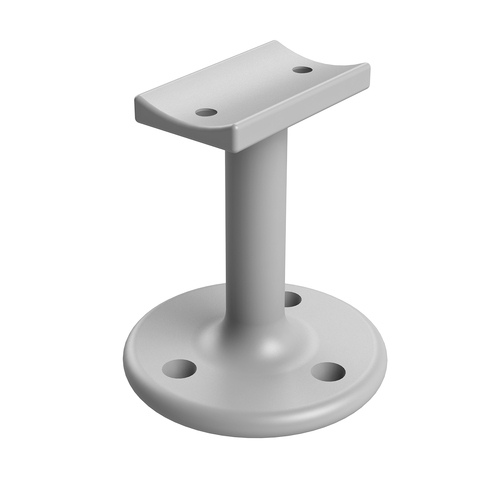 Emro Straight Stair Rail Bracket Visible Fix 60mm Satin Powder Coated 445SPP