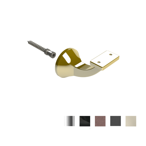 Emro Deluxe Concealed Flat Top Bracket 446FT - Available in Various Finishes