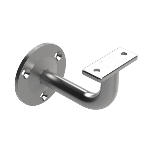 Emro Extended Exposed Flat Top Bracket 80mm Extension Satin Stainless Steel SS444FTG316S