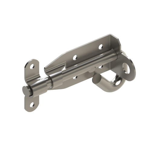 Emro Padbolt 100mm Satin Stainless Steel SSPB110